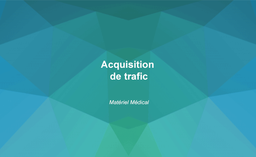 acquisition de trafic materiel medical