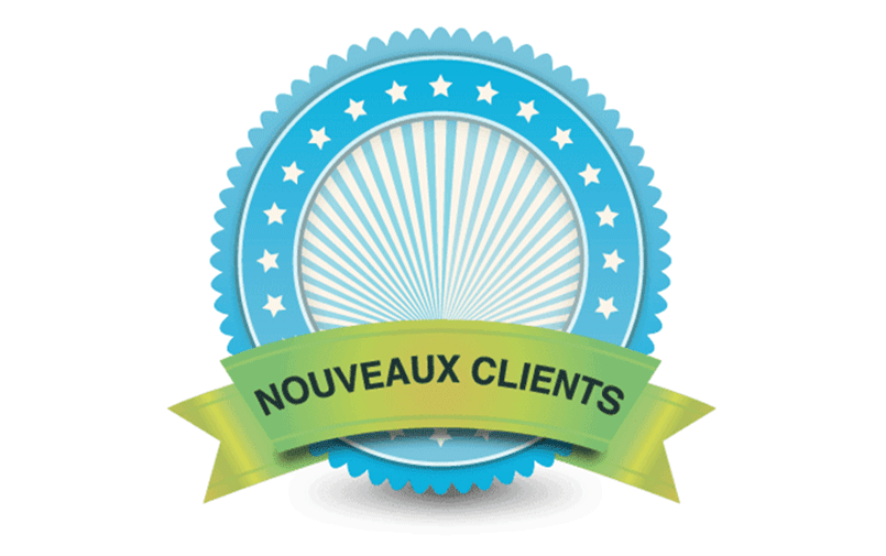 nouveaux clients une