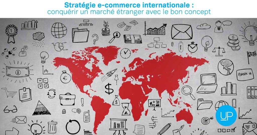 Strategie e commerce internationale concept